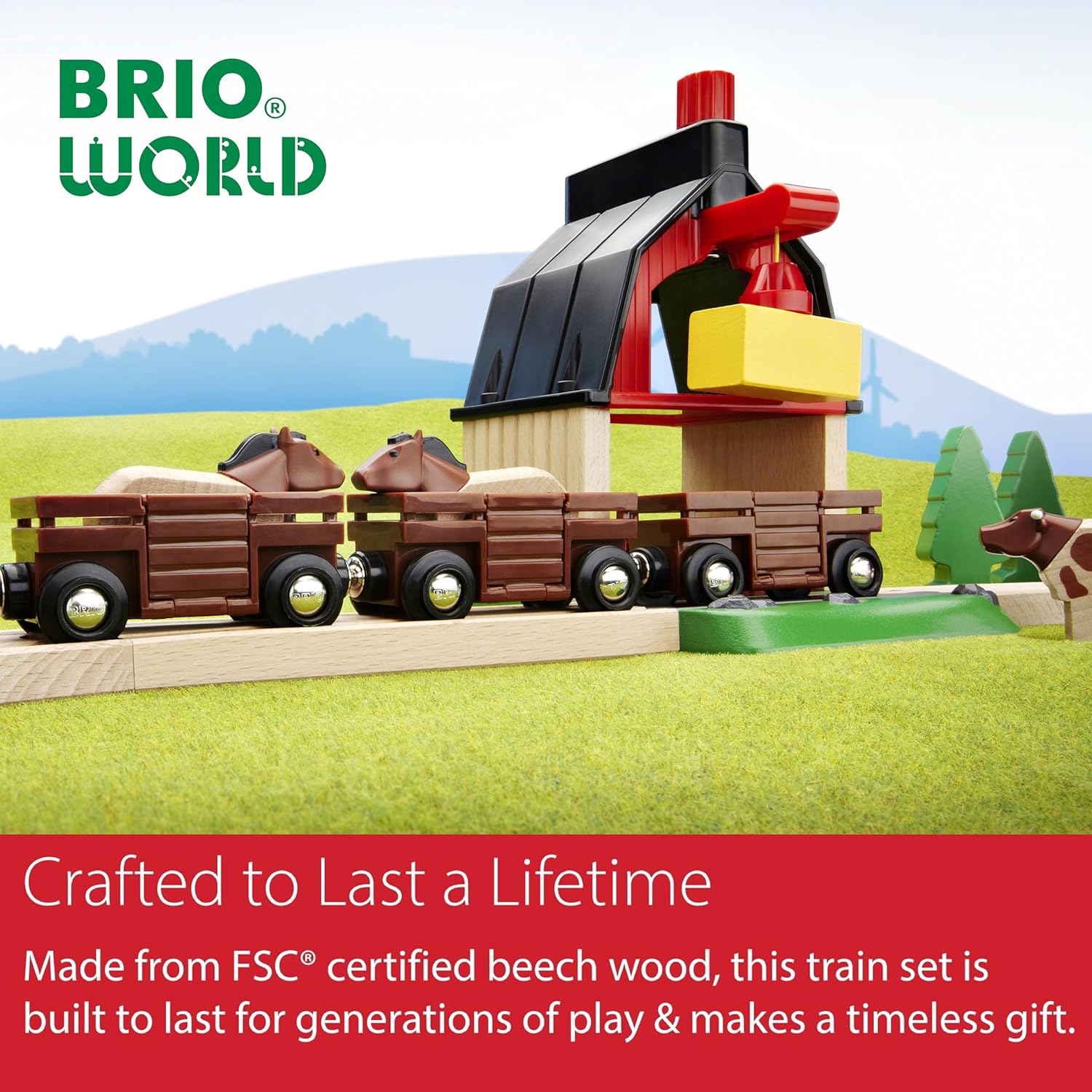 Thumbnail 6 de BRIO Treno della Fattoria, 33404 – Stimola creatività e abilità logico-matematiche
