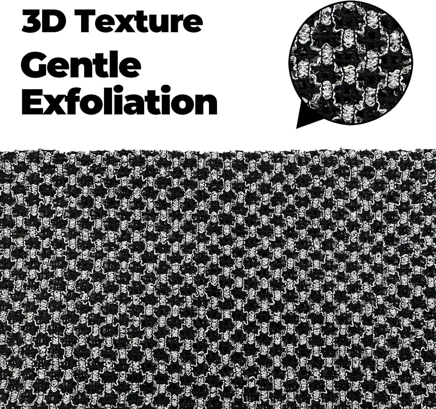 Thumbnail 3 de 2Pcs Japanese Exfoliating Towel set (extra long, dual-sided) for men & women