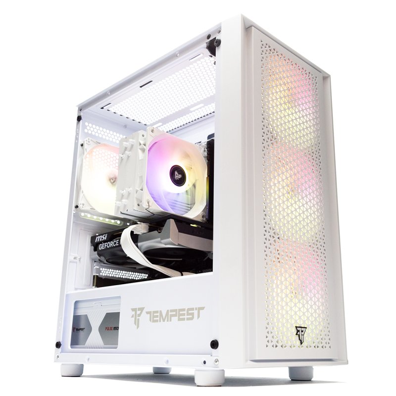Detalle de PcCom Ready: PC gaming con Intel Core i5-12400F, 32 GB, 1 TB SSD y RTX 5060 V2 (Blanco)