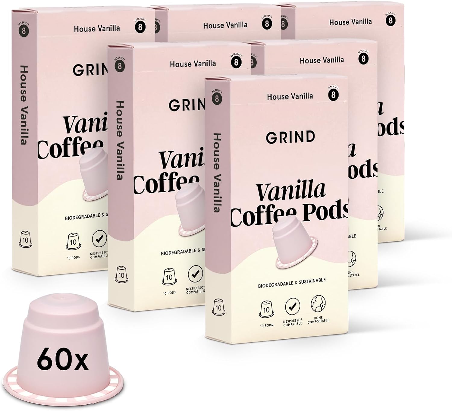 Detalle de Grind Vanilla Coffee Pods 60 Pack