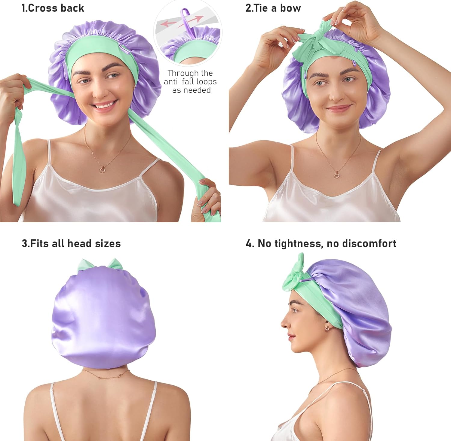Thumbnail 5 de LitBear 22 Momme Mulberry Silk Bonnet