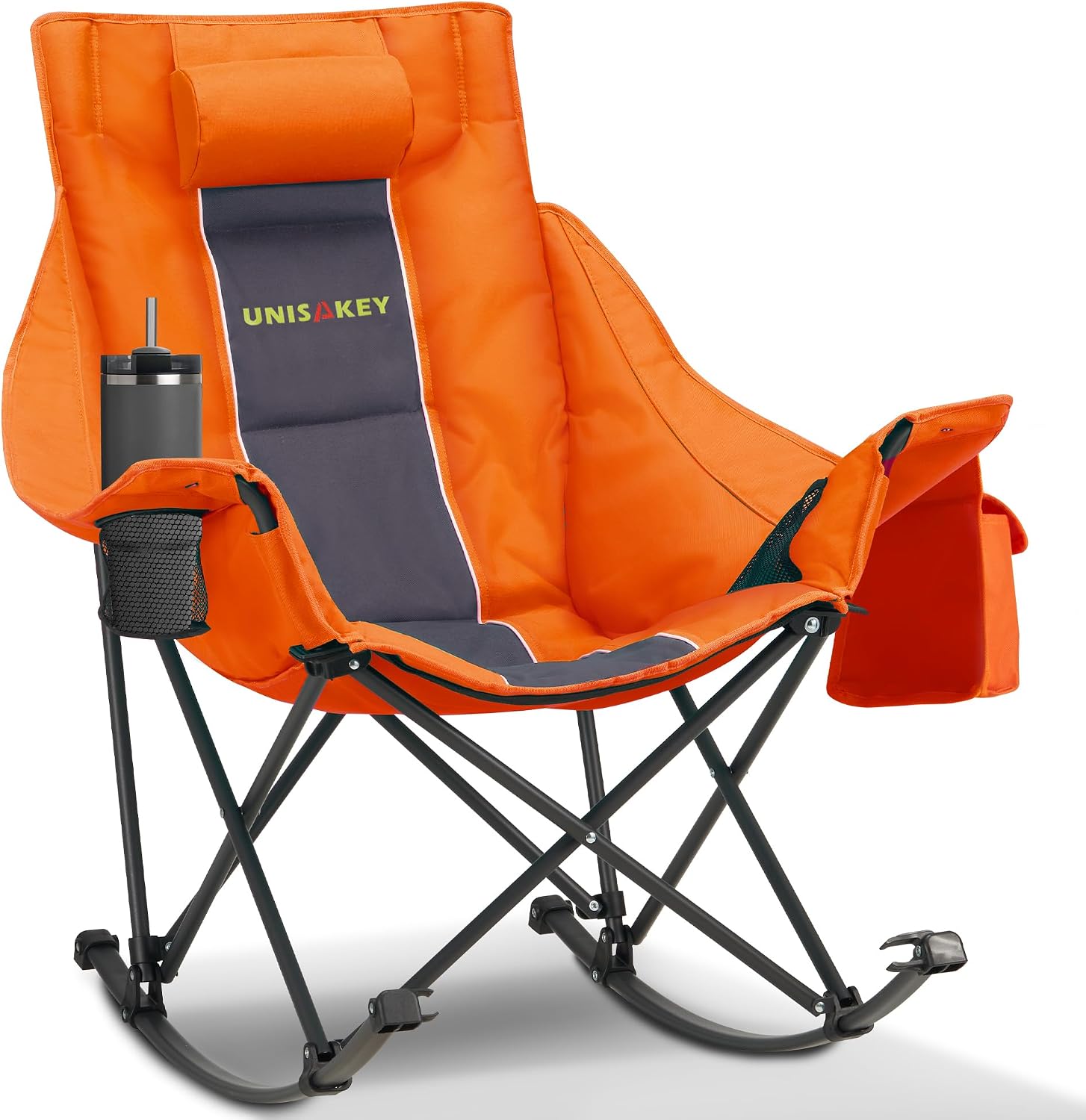 Detalle de Unisakey Rocking Camping Chair, 300-lb Capacity