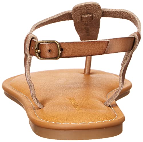 Detalle de Amazon Essentials Sandalo Infradito Casual con Cinturino alla Caviglia Donna – Marrone Cenere, 42 EU
