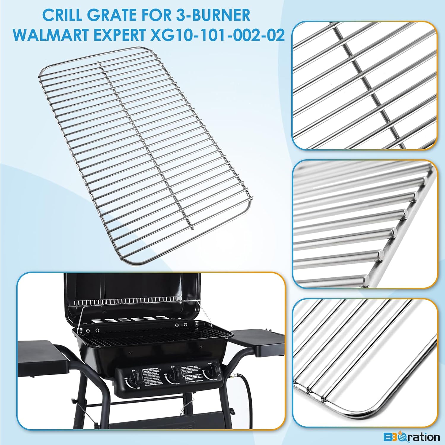 Thumbnail 3 de BBQration Grill Replacement Parts, XG10-101-002-02