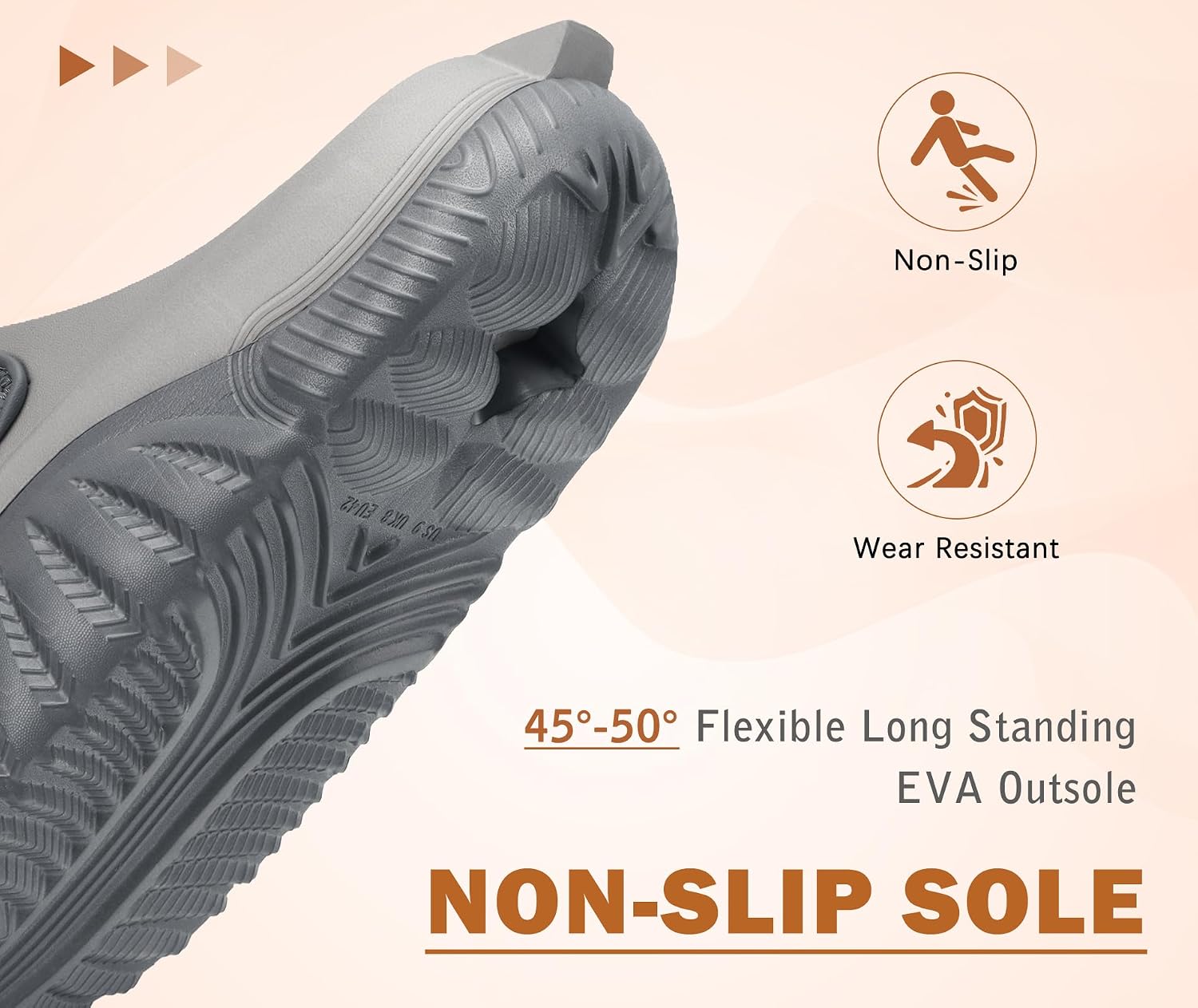 Detalle 2 de COFACE Men’s Recovery Sandals Orthopedic Walking Slides (Adjustable, Cushioned) – Size 6–14