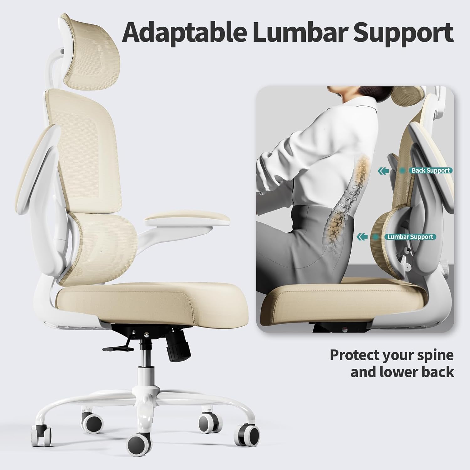 Thumbnail 6 de TRALT Office Chair Ergonomic 330 lbs