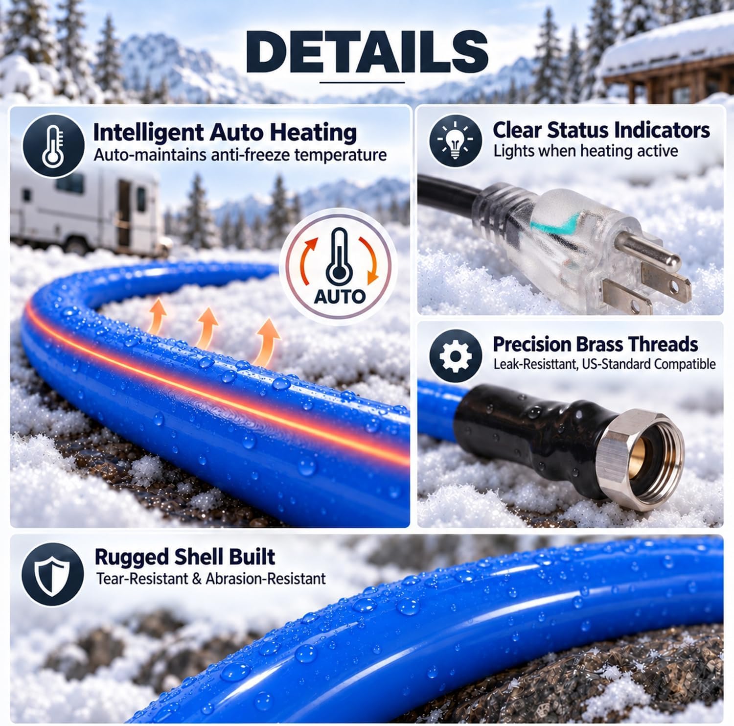 Thumbnail 6 de REHOSEUP 15 ft Heated Water Hose