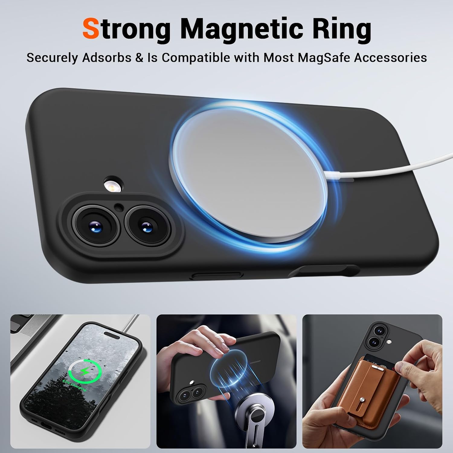 Thumbnail 6 de SUPFINE Designed for iPhone 16 Case: Premium Liquid Silicone with Upgraded Camera Protection
