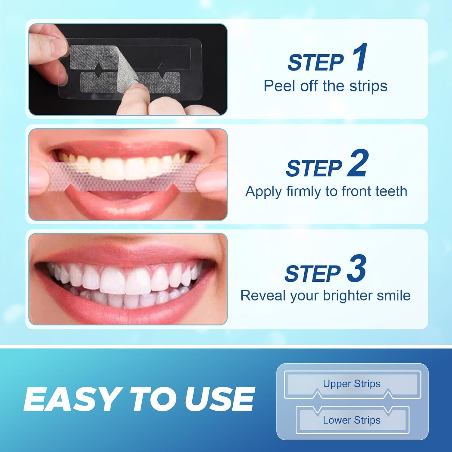 Detalle 1 de Teeth Whitening Strips, 44 Count