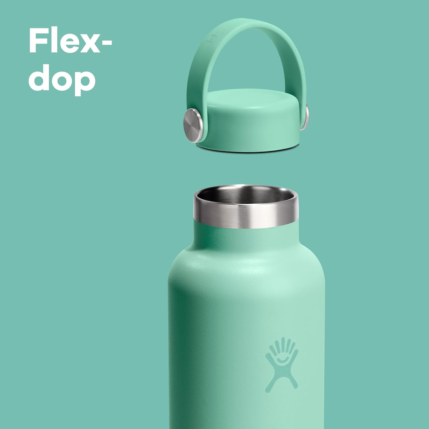 Detalle de Hydro Flask Standard Flex Cap 621 ml geïsoleerde drinkfles van roestvrij staal