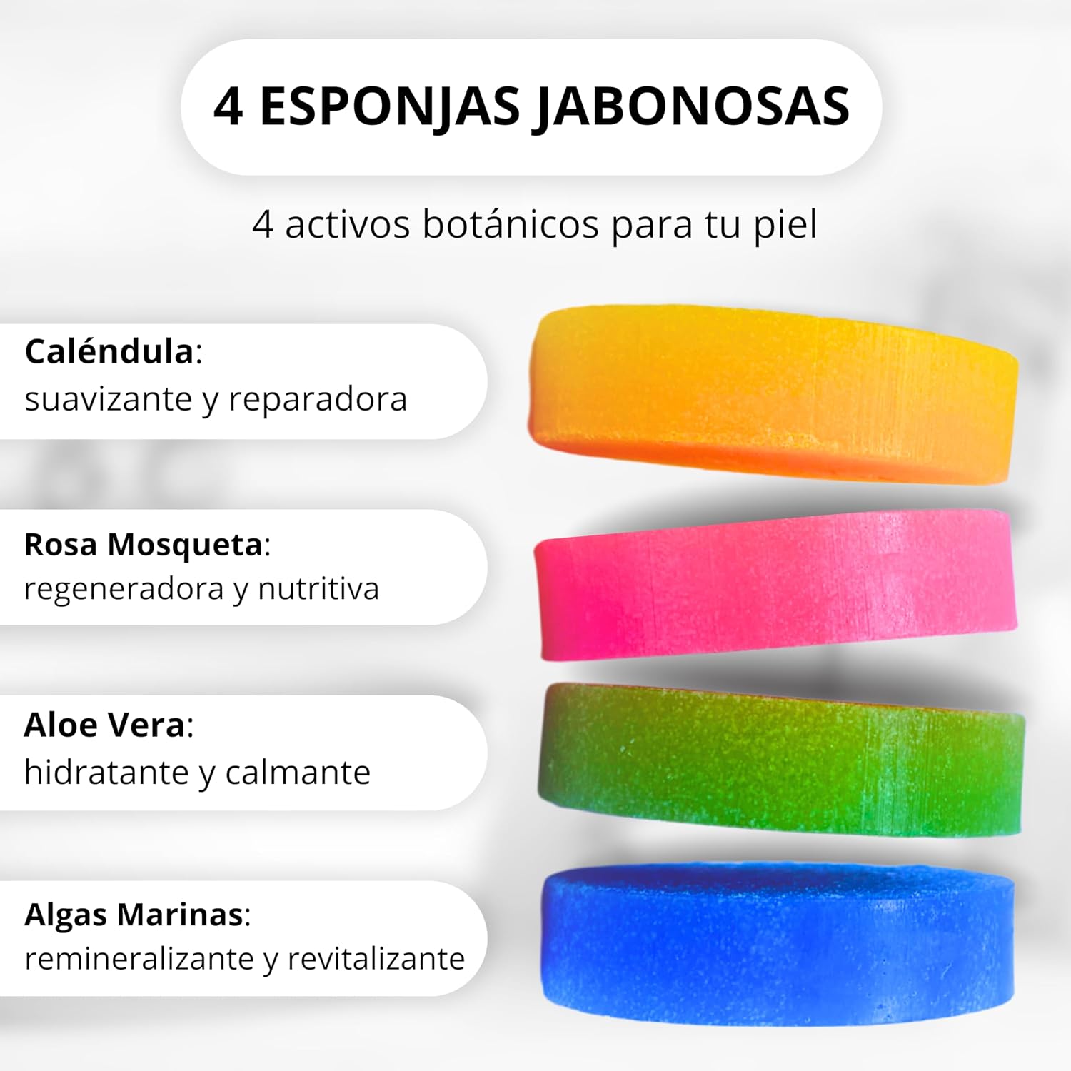 Detalle de CABRERIZO SOAP Esponja jabonosa 4×100 g