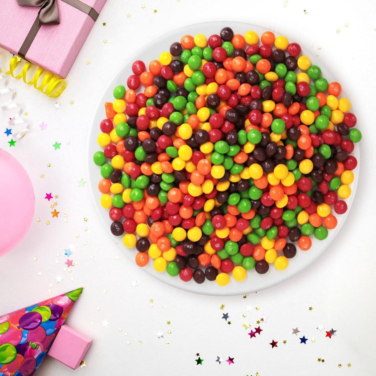 Detalle de Jumblet ChewySkittles Original Chewy Candy, 4 lb Rainbow Bulk Bag