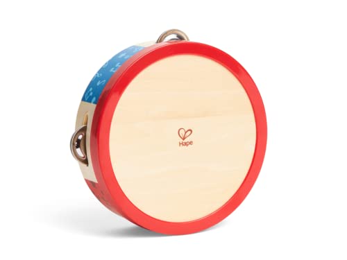 Thumbnail 3 de Hape Bunter Tamburin – Buntes Holz-Tamburin für rhythmische Lernmomente ab 12 Monaten