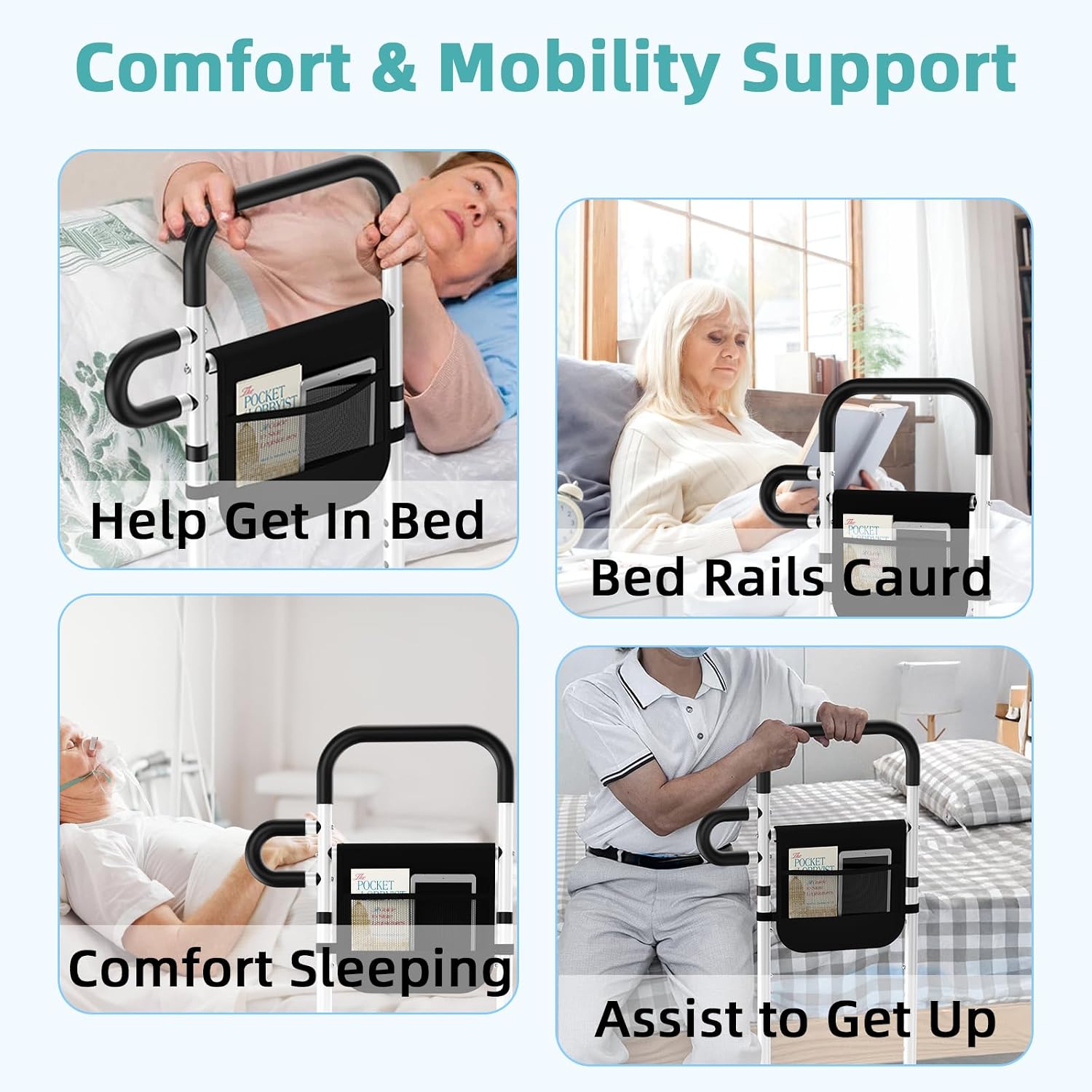 Detalle 2 de Bed Rails for Elderly Safety ⚙