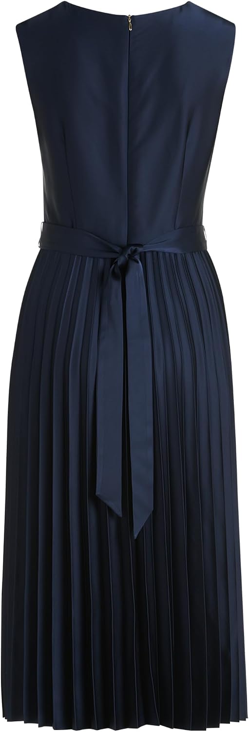Detalle 1 de Betty & Co Damen Chiffonkleid 36 Plissee