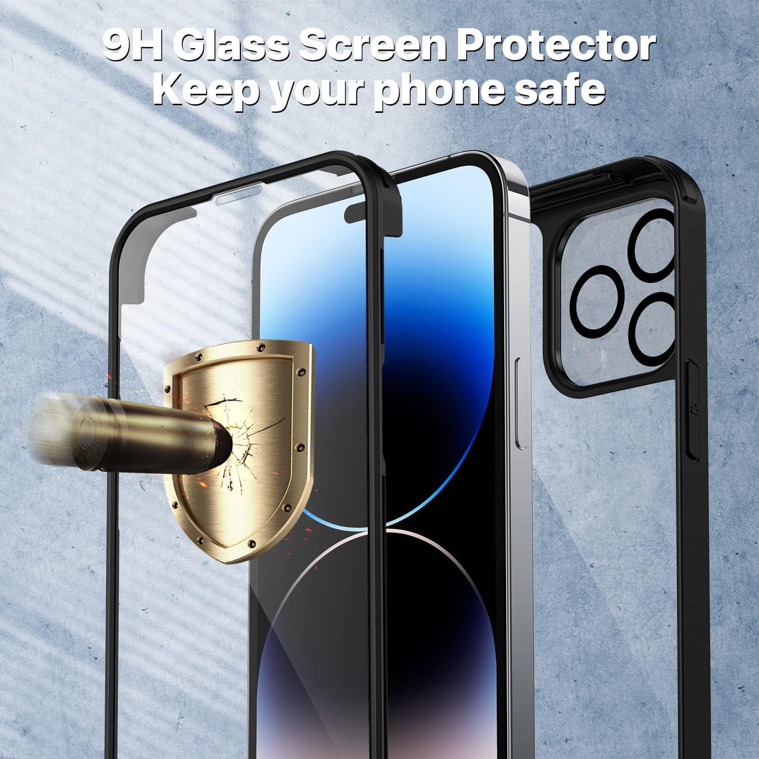 Detalle 2 de CENHUFO iPhone 14 Pro case with glass