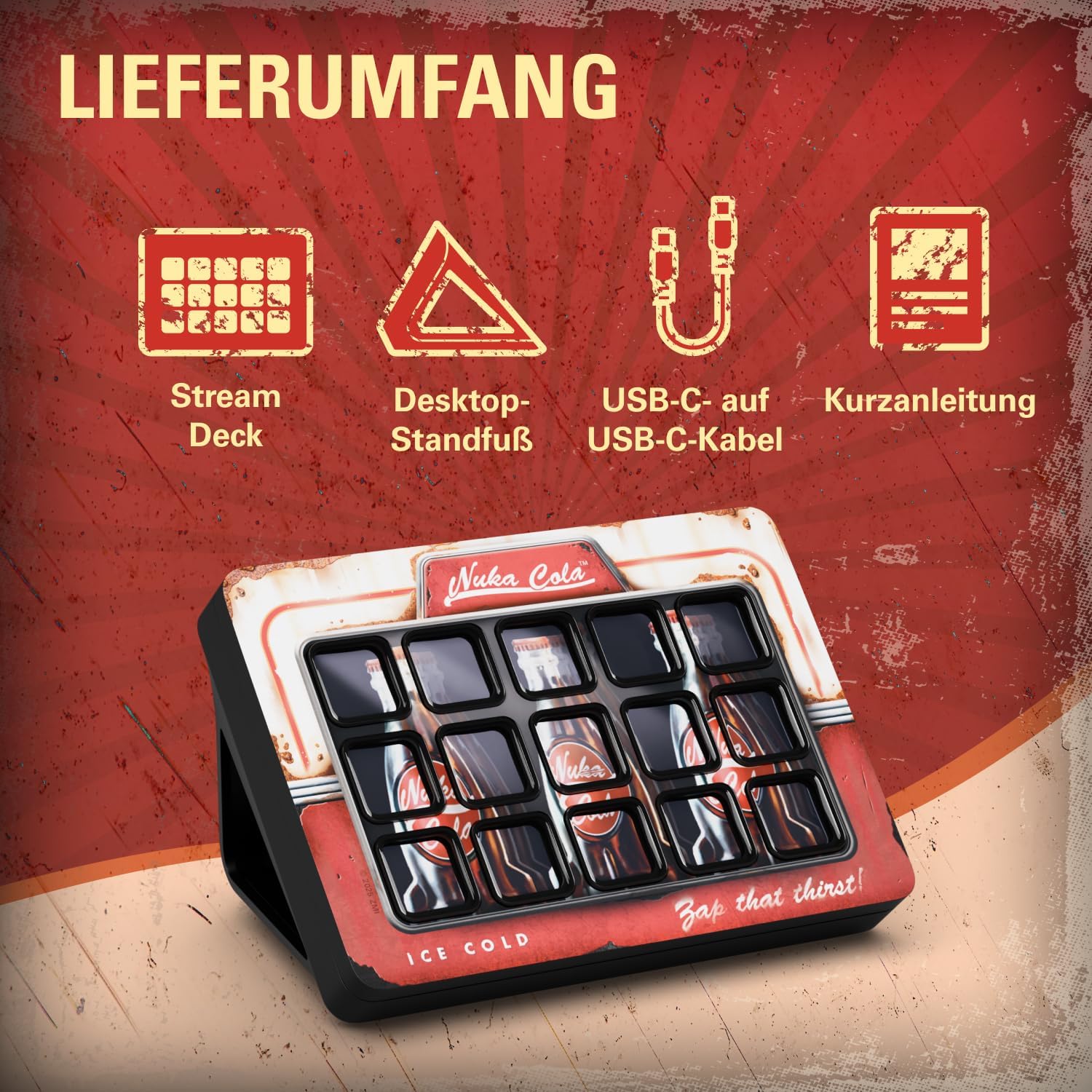 Thumbnail 4 de Elgato Nuka-Cola Stream Deck Fallout Edition