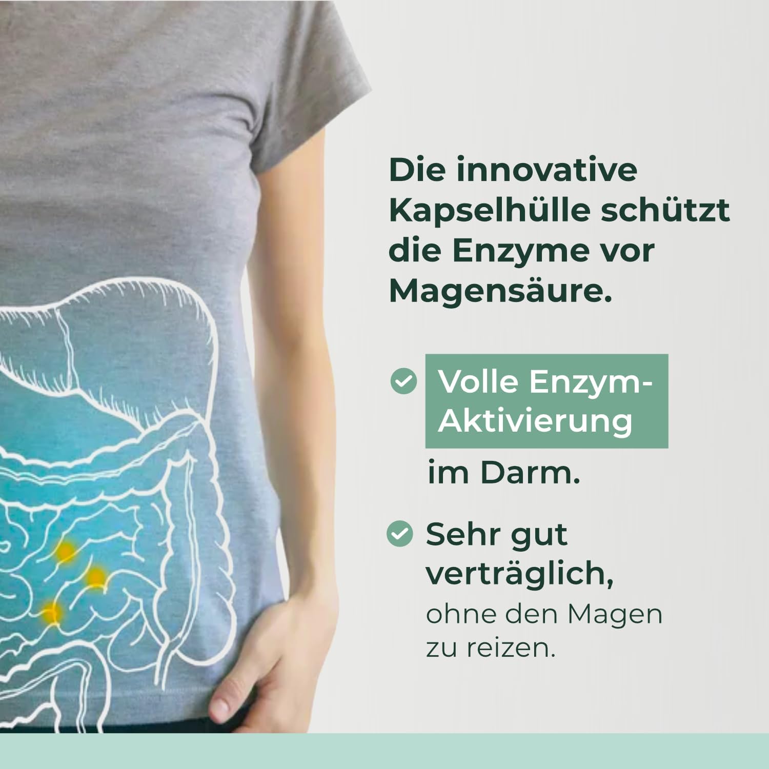 Detalle de COSPHERA® Bromelain hochdosiert 5000 FIP – 6-in-1 Ananas Enzym Komplex mit Papain, Quercetin, Weihrauch, Rutin & Vitamin C (120 magensaftresistente Kapseln)