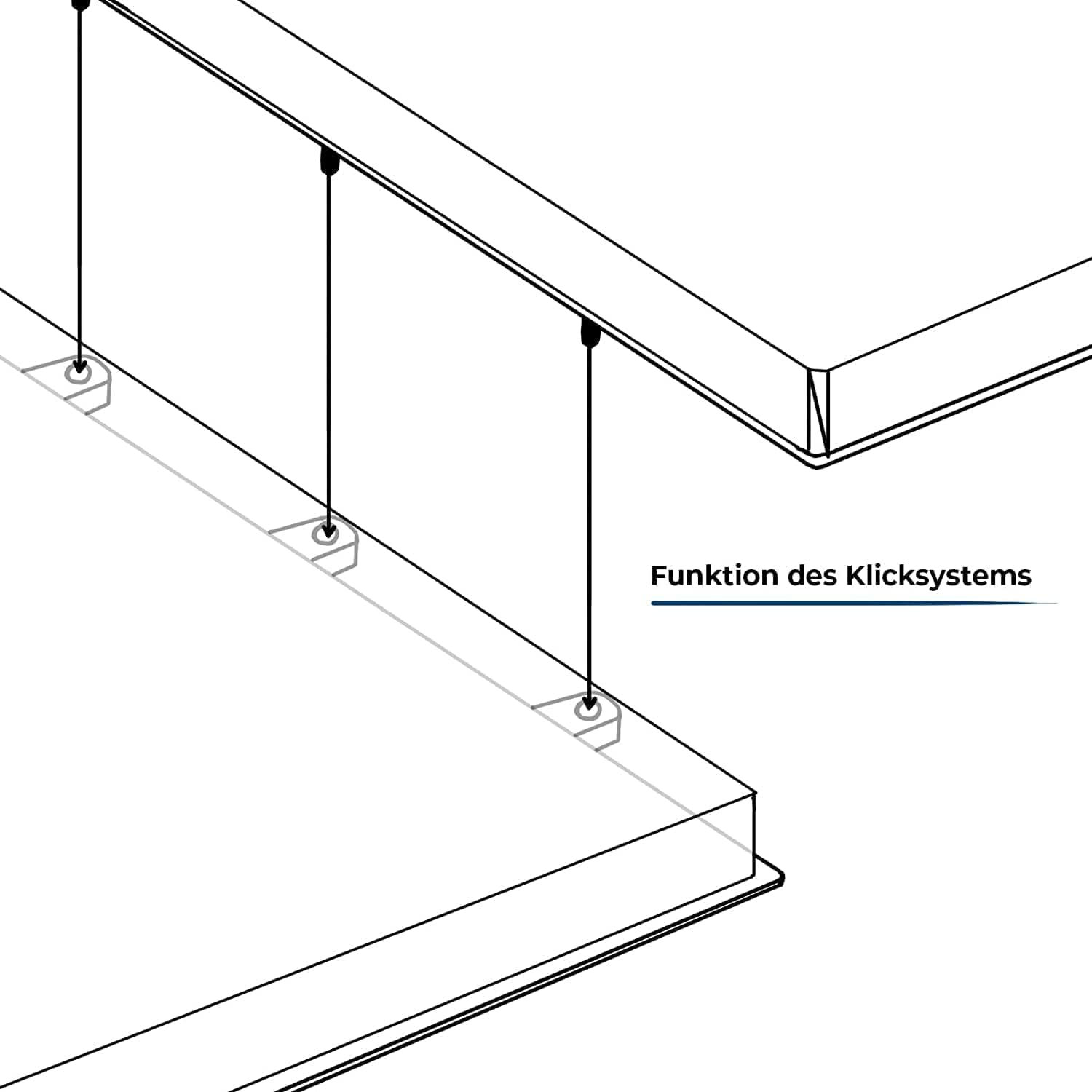 Thumbnail 6 de Floordirekt WPC Fliesen 60x30 cm Klicksystem in Holzoptik, dunkelbraun (Royal) – Terrassen- und Balkonboden