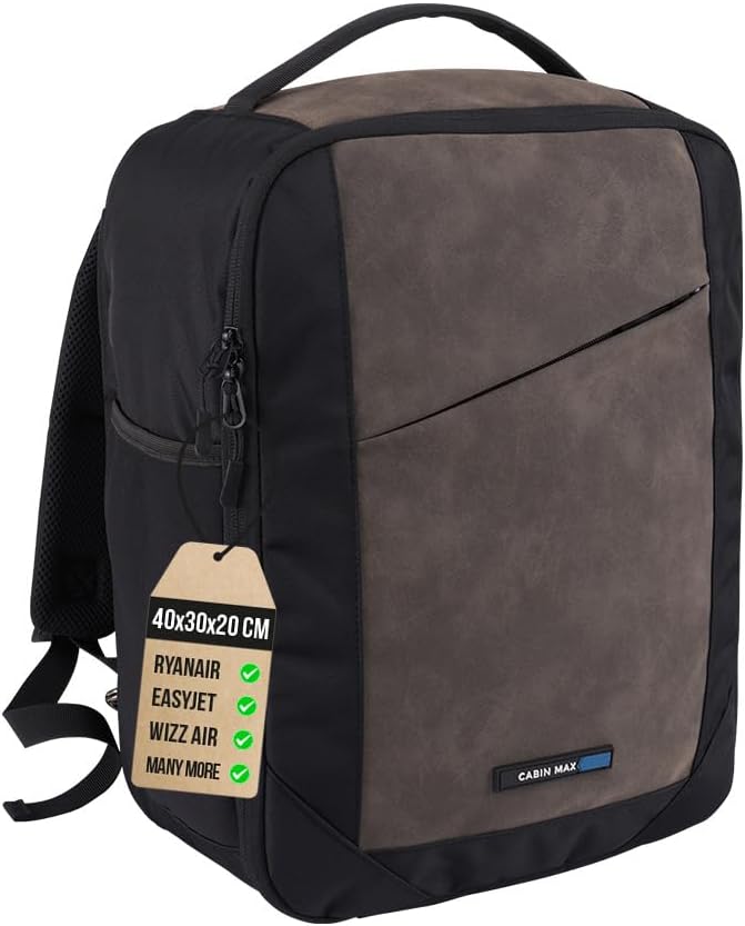 Detalle de Cabin Max Manhattan 24L 40x30x20 Cabin Bag Backpack review