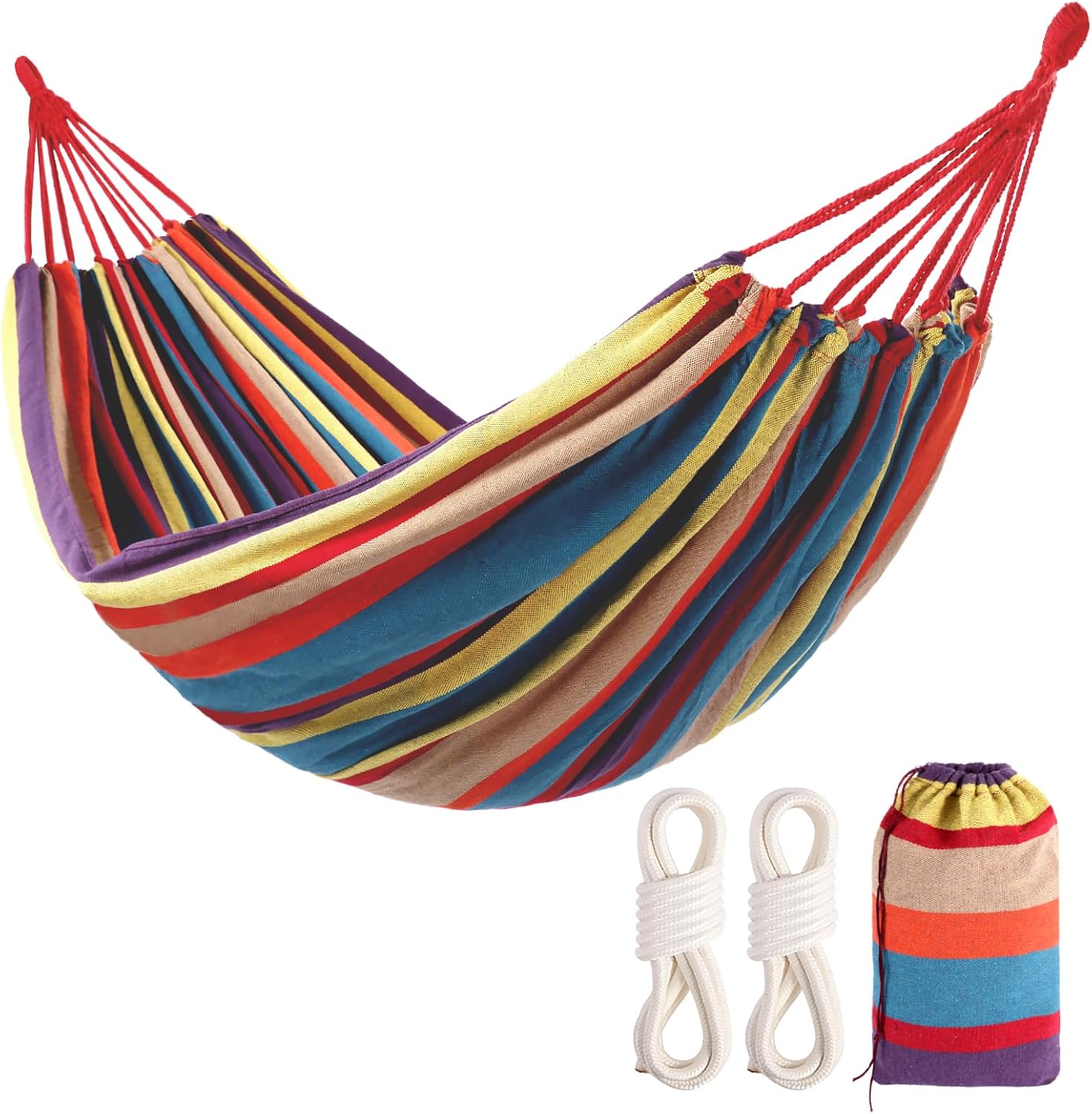 Detalle de Camping Portable Hammock for Outdoor — 450 lbs Capacity, Compact & Quick to Install