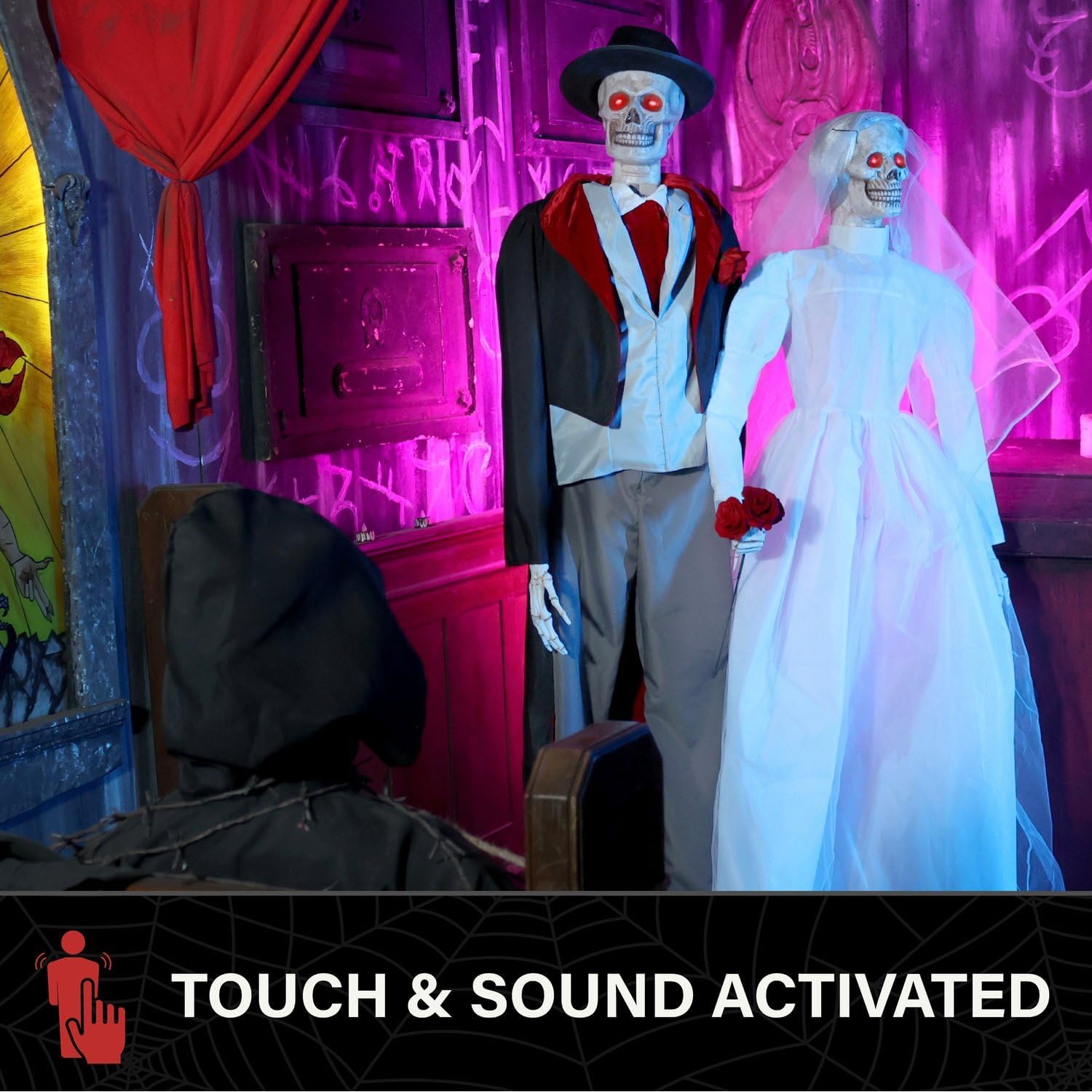 Thumbnail 6 de Haunted Hill Farm Halloween Animatronic, 6.1-Ft.