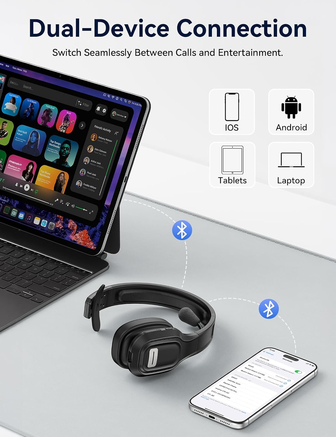 Detalle de Bluetooth Headset, Single-Ear