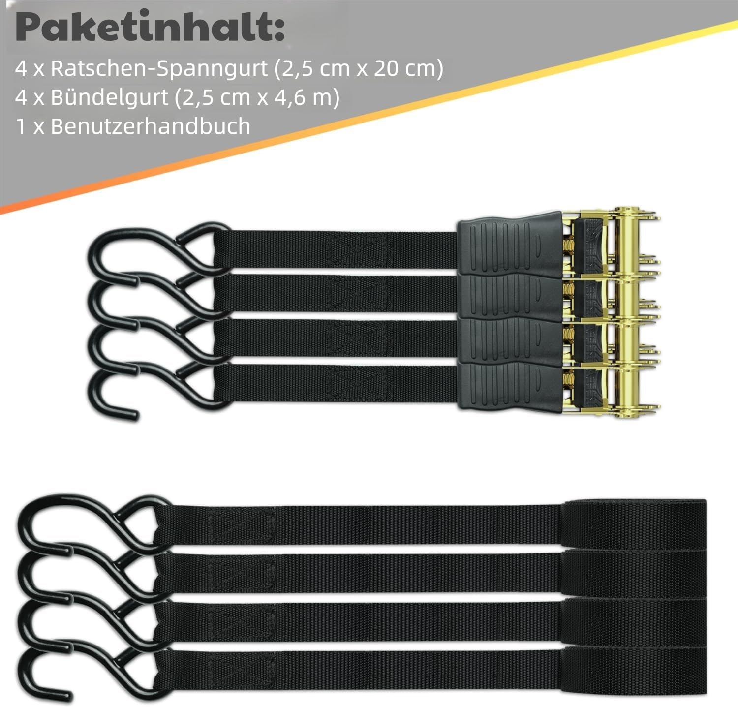 Thumbnail 6 de Spanngurte mit Ratsche 680 kg, 4,6 m