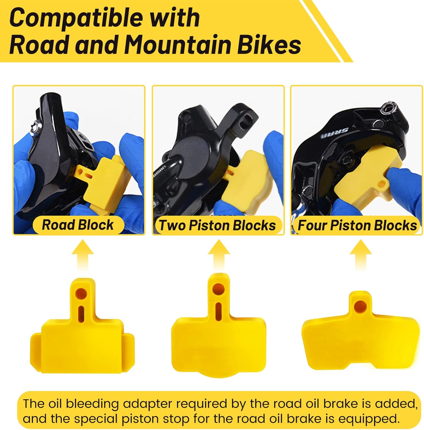 Detalle de CHUMXINY Brake Bleed Kit for Shimano, TEKTRO, MAGURA – 120ml Mineral Brake Fluid Included