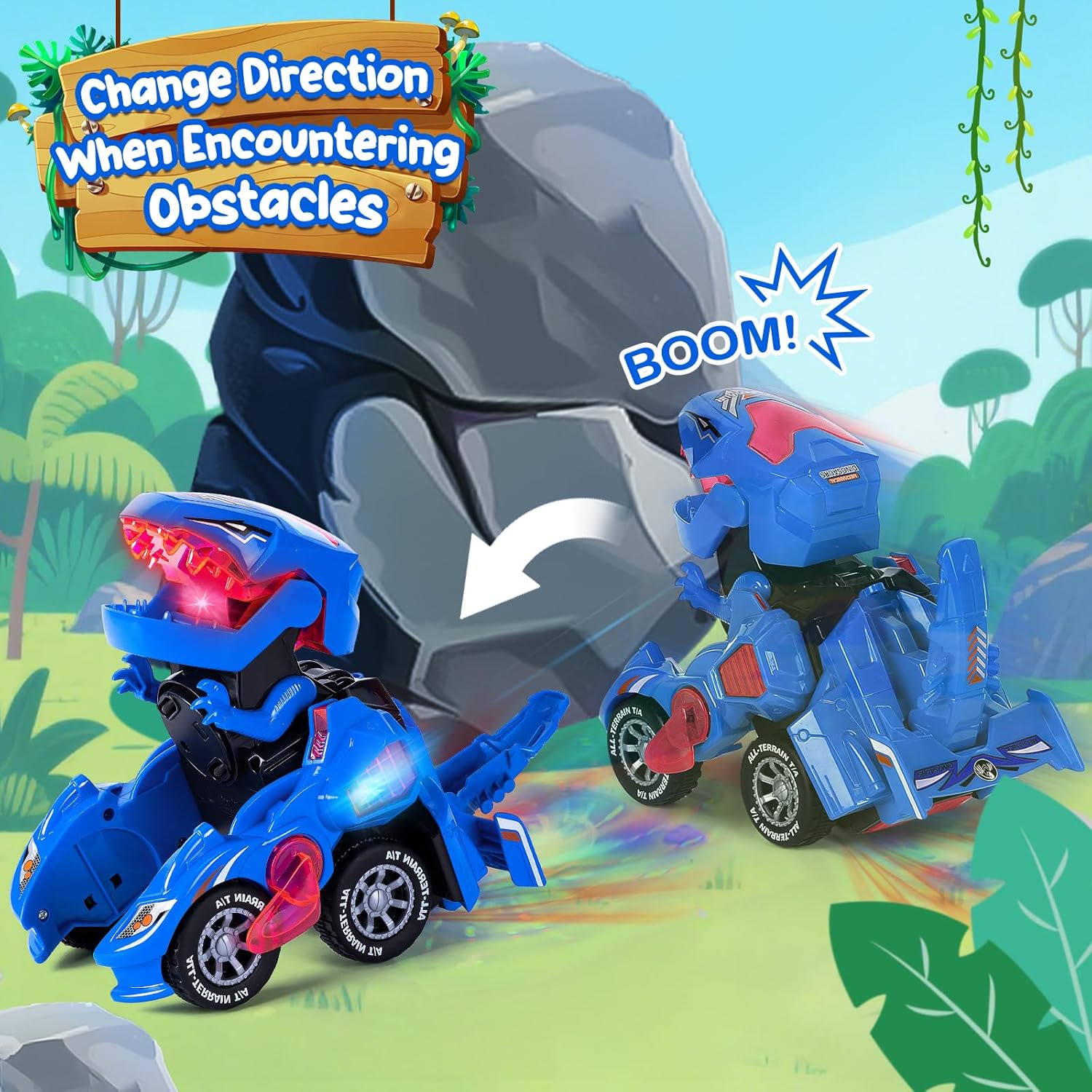 Thumbnail 2 de Yellcetoy Dinosaur Transforming Car toy