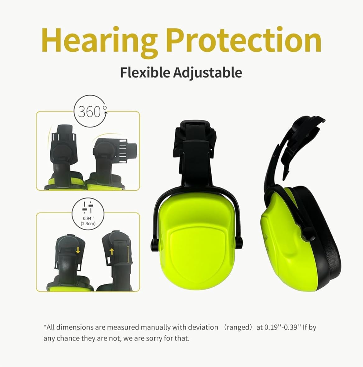 Detalle de HaoYiShang safety helmet with visor 53-63cm