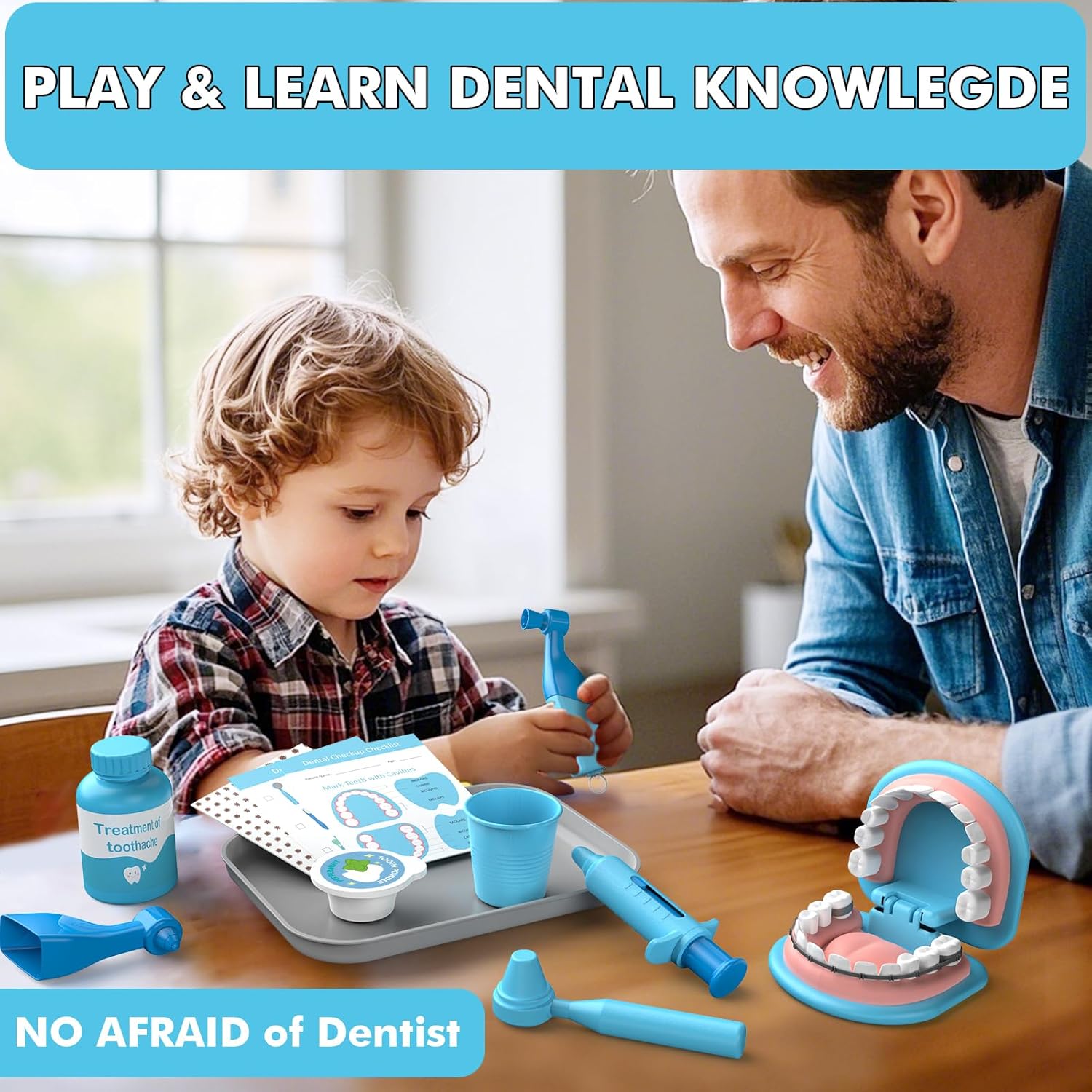 Thumbnail 5 de Dentist Role Play Set for Toddlers 3-5