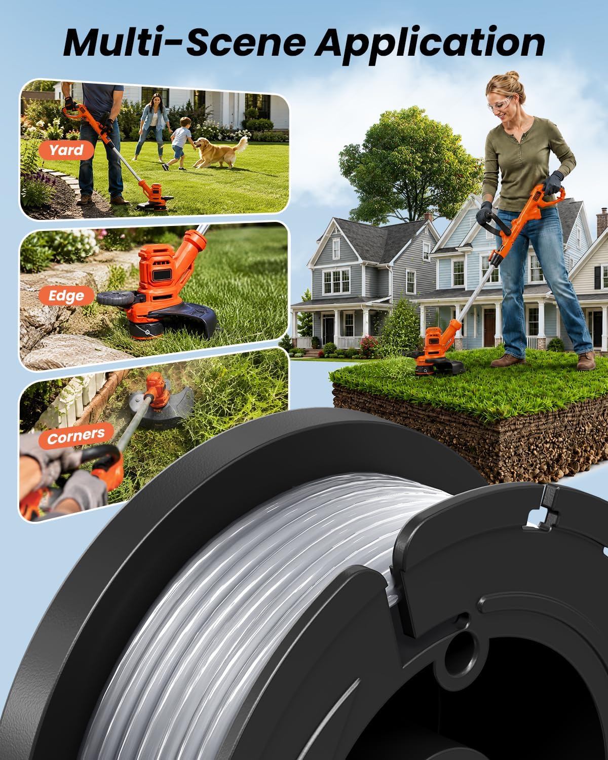 Thumbnail 6 de Eventronic AF-100-Compatible Trimmer Spools, 0.065-Inch Line, 240 ft