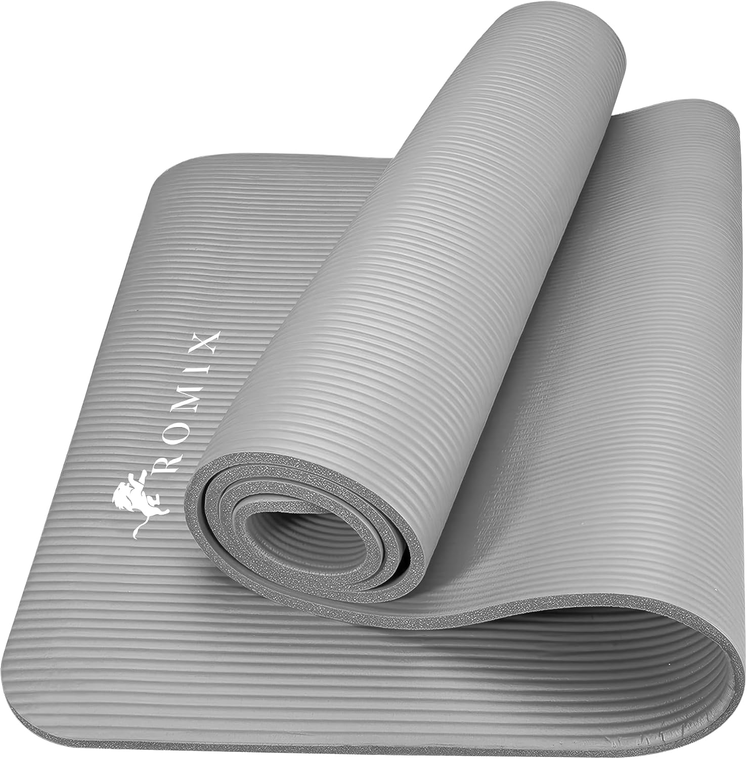 Detalle de ROMIX Yoga Mat 15 mm Thick Foam – 183 cm x 60 cm with Anti-Slip Surface and Carry Bag