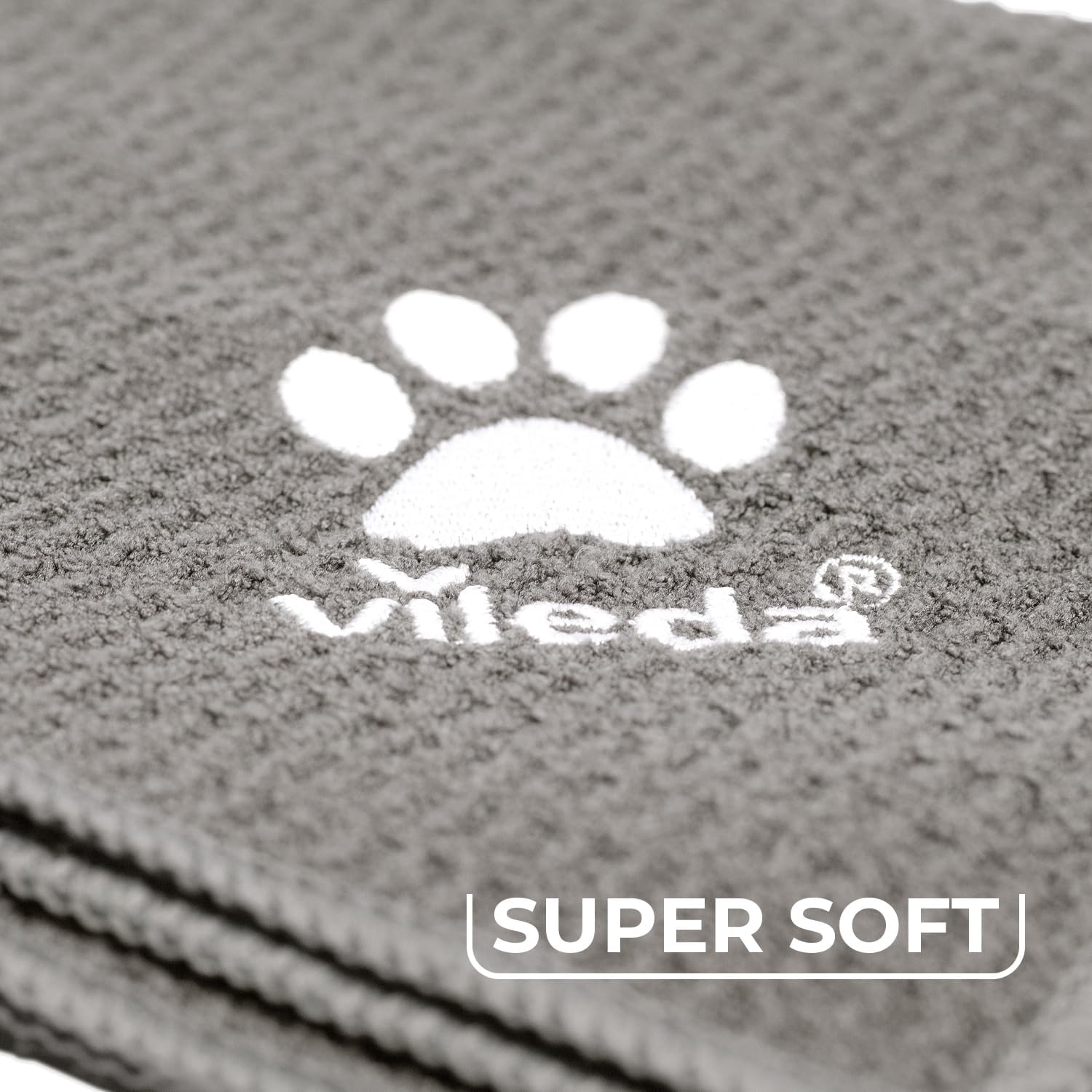 Detalle de Vileda Pet Pro XL: Panno in Microfibra per Animali, asciuga e pulisce rapidamente cani e gatti
