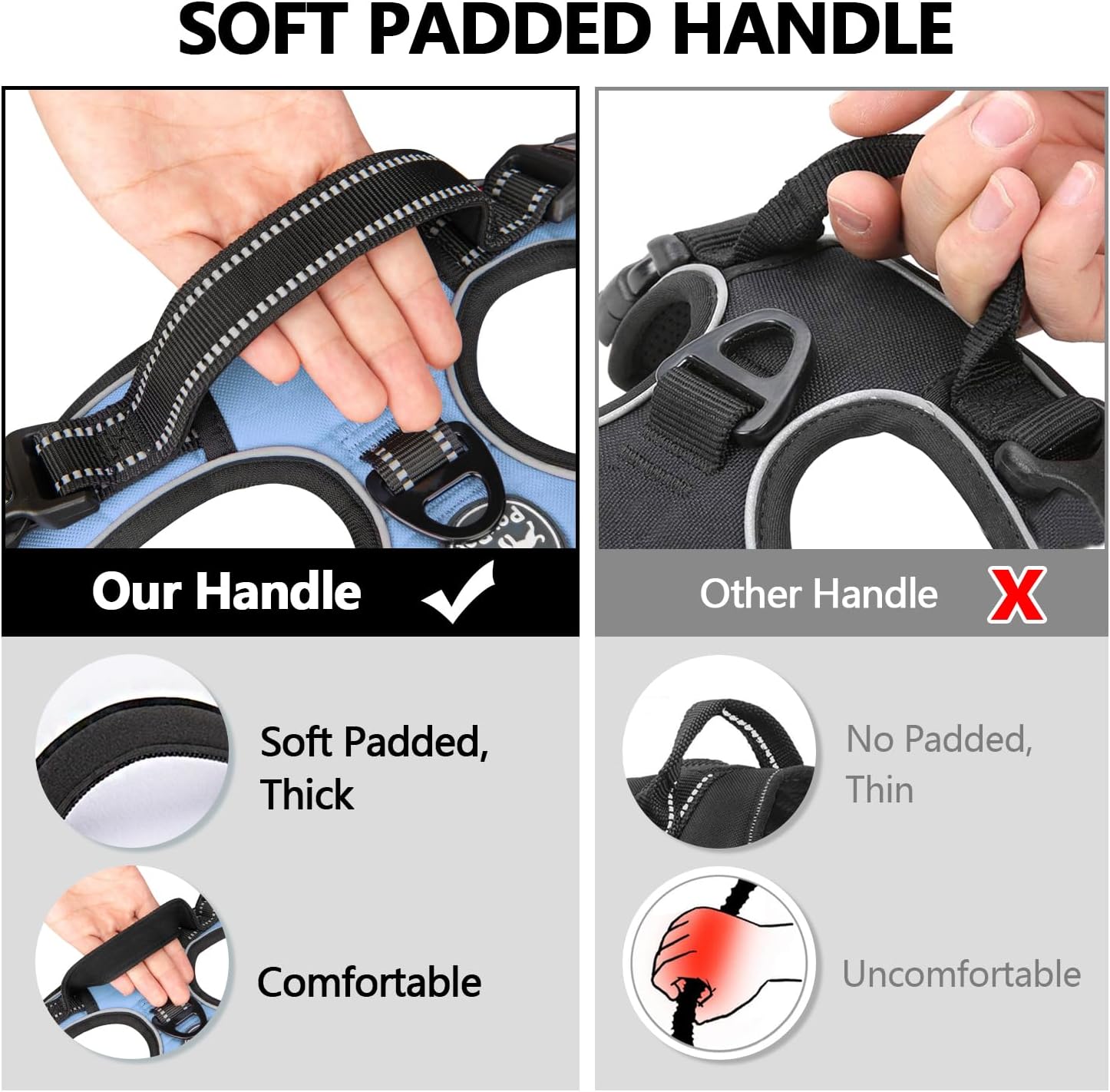 Thumbnail 2 de PoyPet No Pull Dog Harness XL — adjustable, reflective