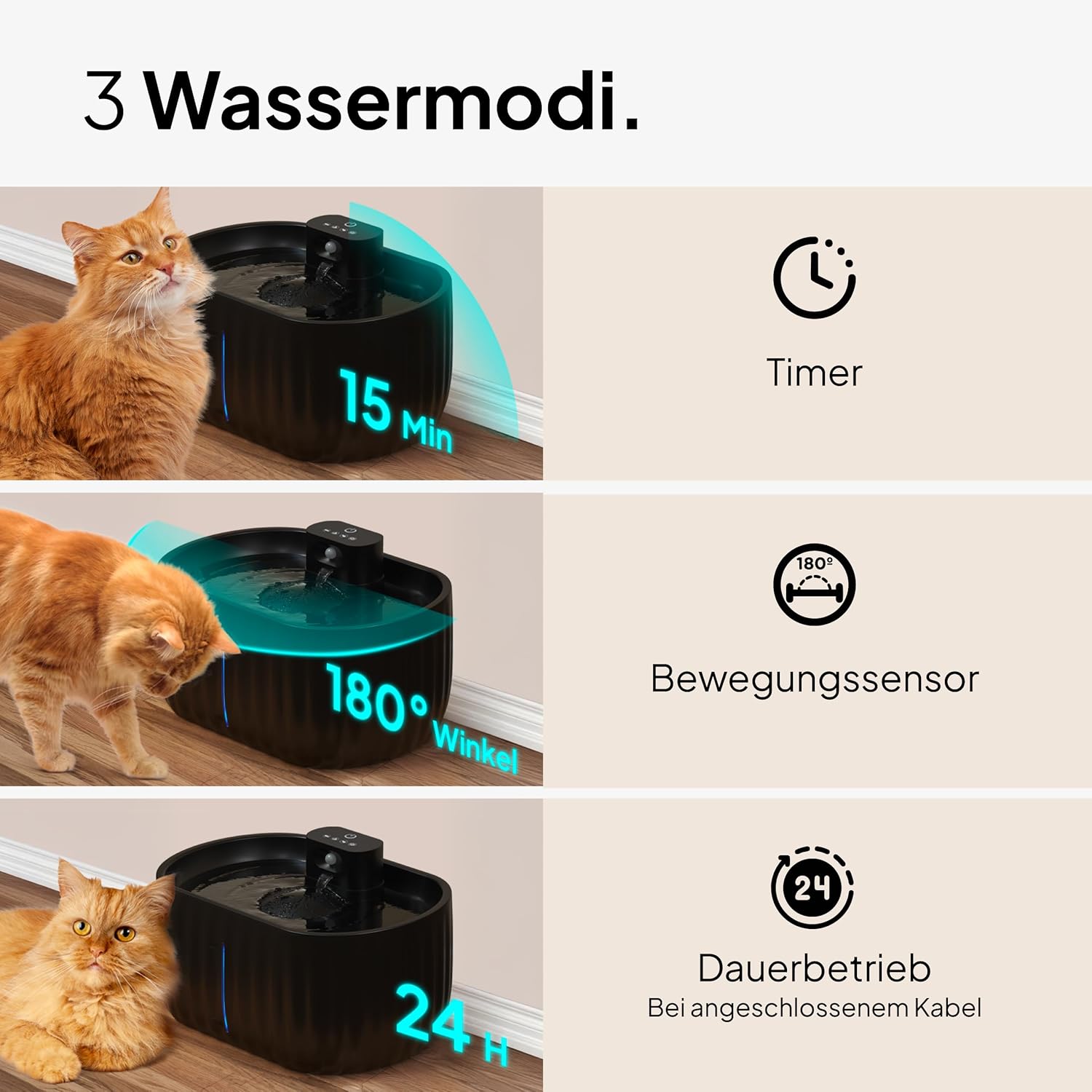 Thumbnail 6 de Katzen-Trinkbrunnen Aqua Sense Akku 45 Tage