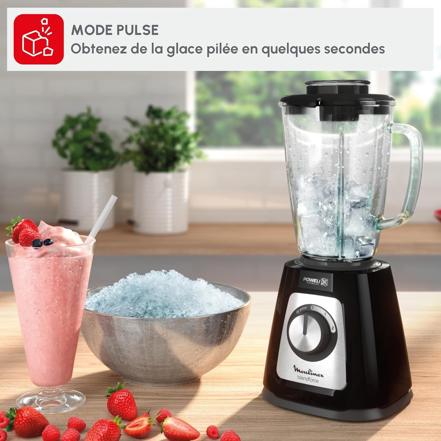 Detalle 2 de Moulinex LM42051 mixeur 800 W đč