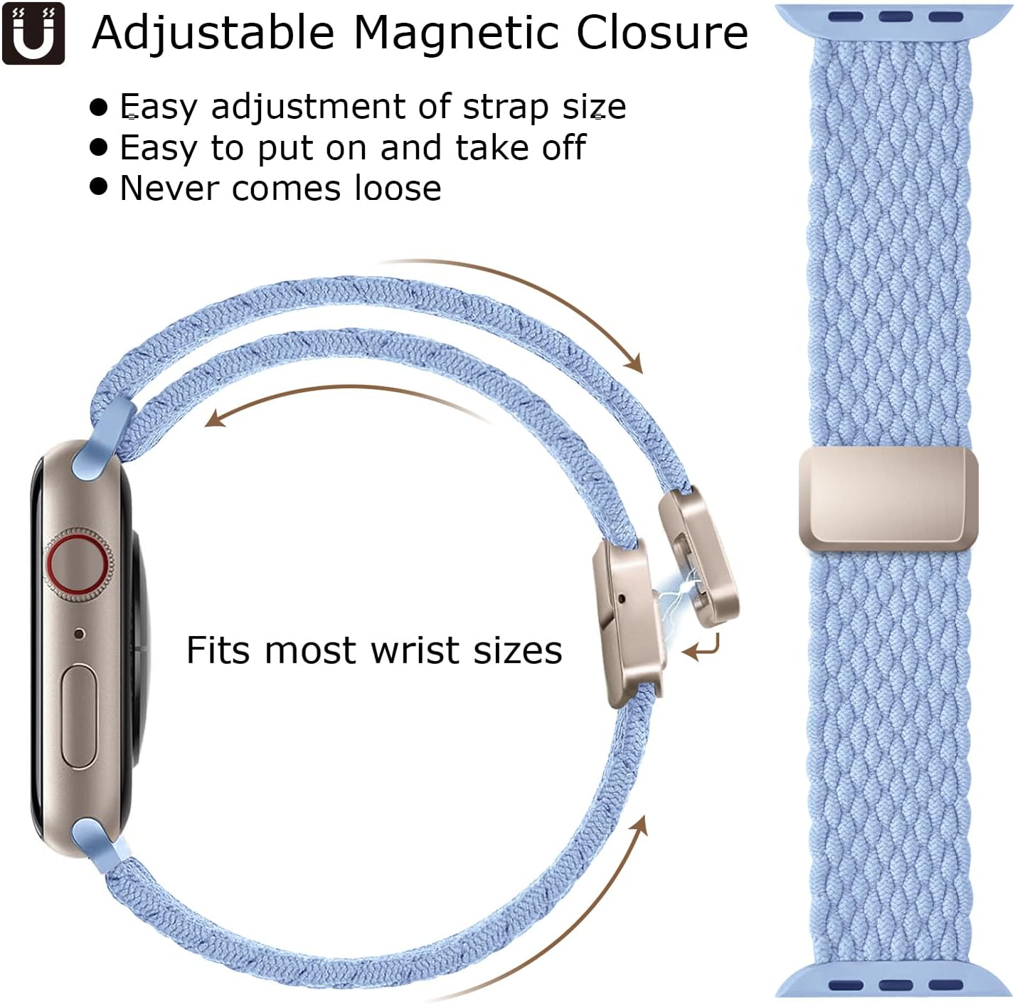 Detalle de Higgs Braided Strap for Apple Watch 49mm