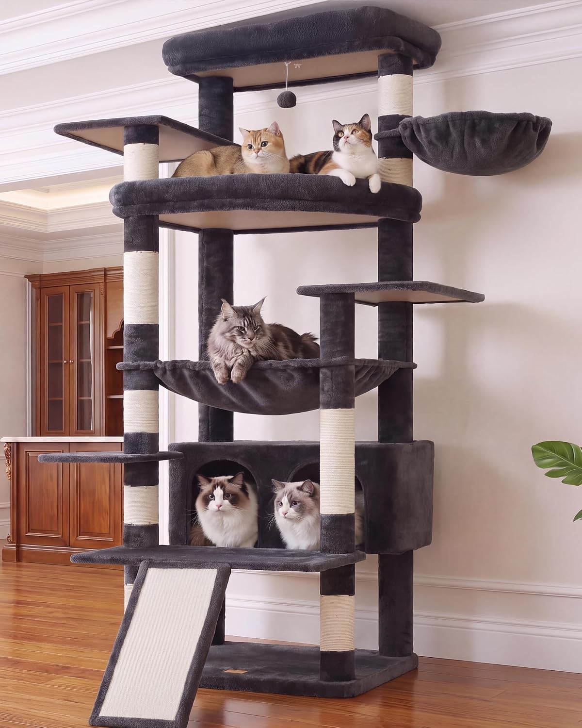 Detalle de Heybly Cat Tree 80-Inch