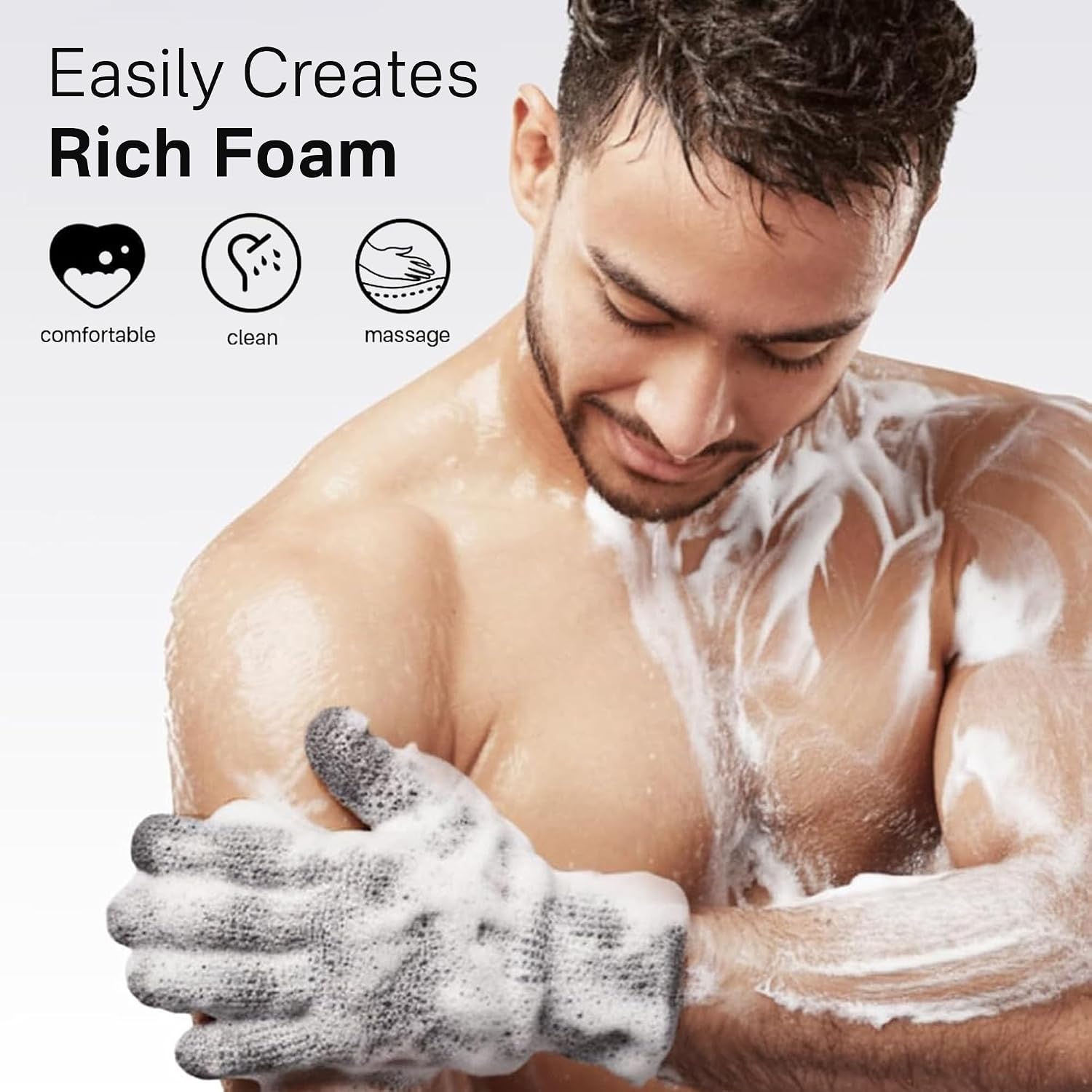 Thumbnail 2 de Yiclick exfoliating gloves 4 pcs scrubbers