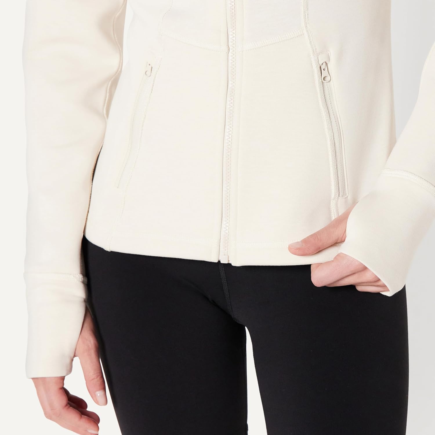 Thumbnail 3 de Amazon Essentials Women’s Fitted Active Sweat Zip Jacket with Hood