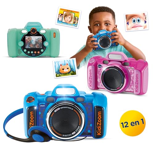 Detalle de VTech Kidizoom Duo FX Aquamarina: cámara infantil 4–12 años con filtros y estudio de cómic