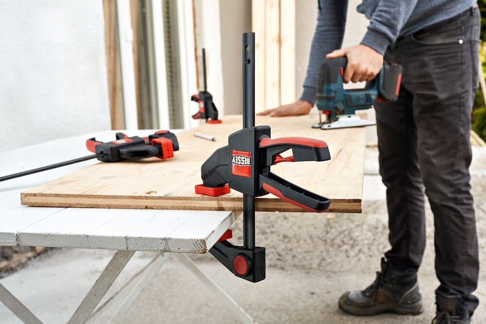 Detalle de Bessey Apriete EZL 600x80mm Multicolore — pinceau de serrage polyvalente et fiable