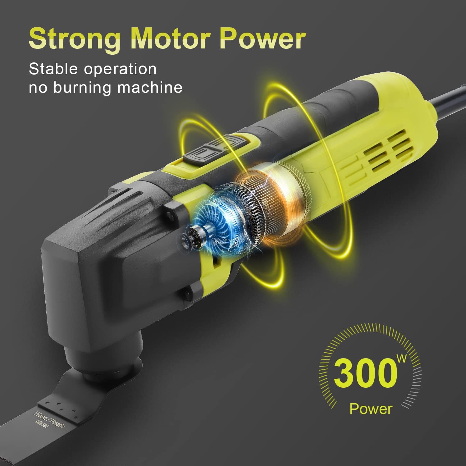 Detalle 2 de DEWINNER Oscillating Multi-Tool 300W