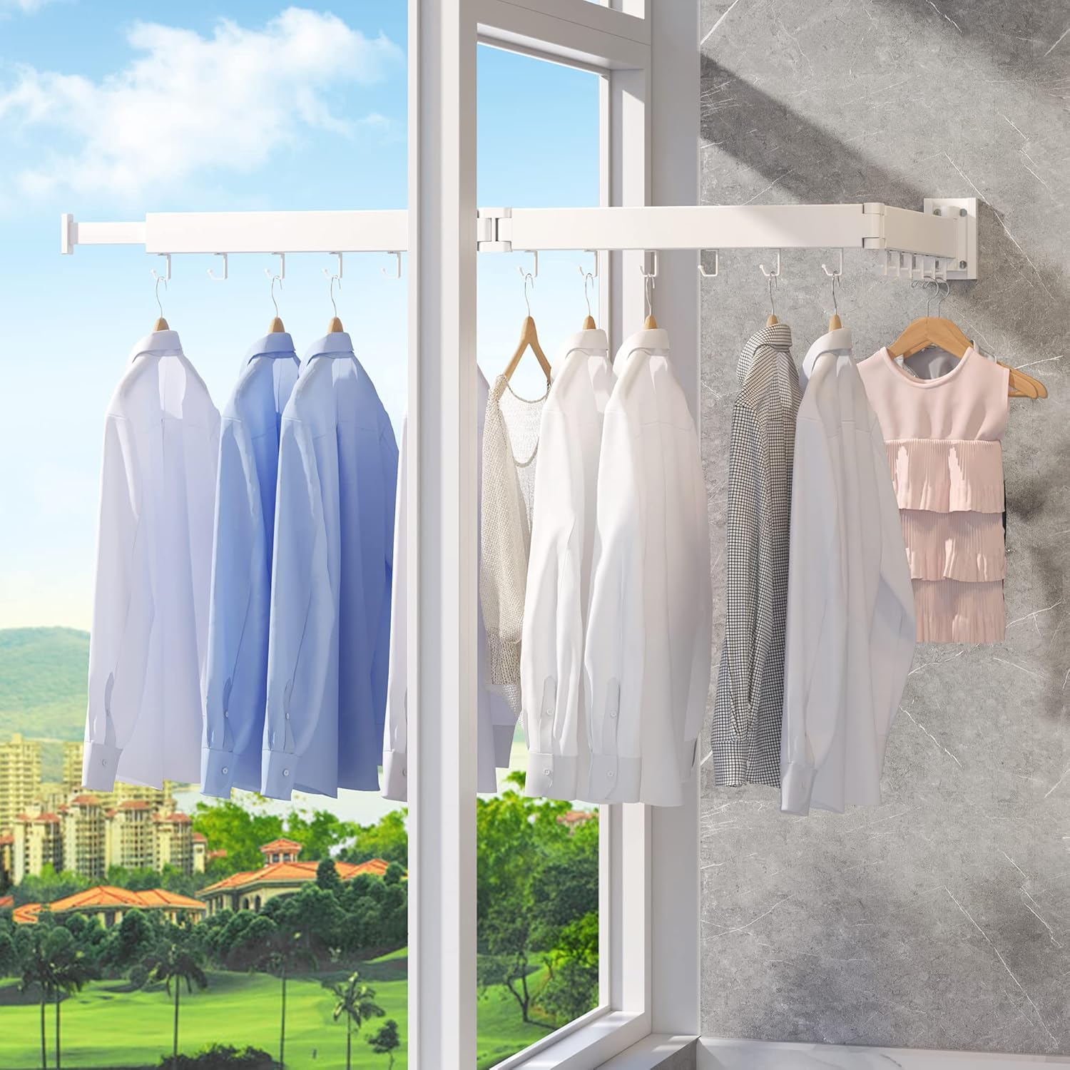 Thumbnail 6 de ZdwCyl Clothes Drying Rack 220 lb