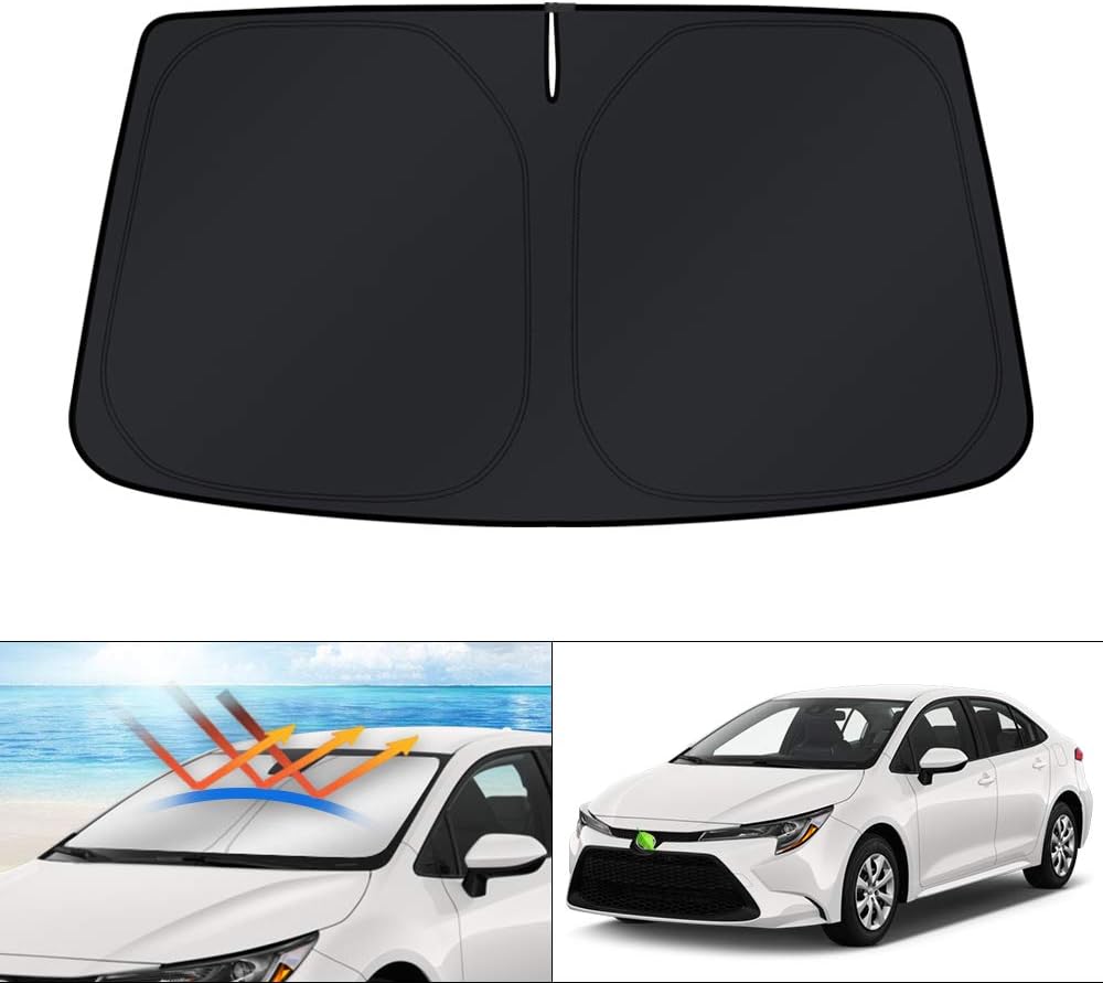 Detalle de KUST Windshield Sun Shade for Toyota Corolla