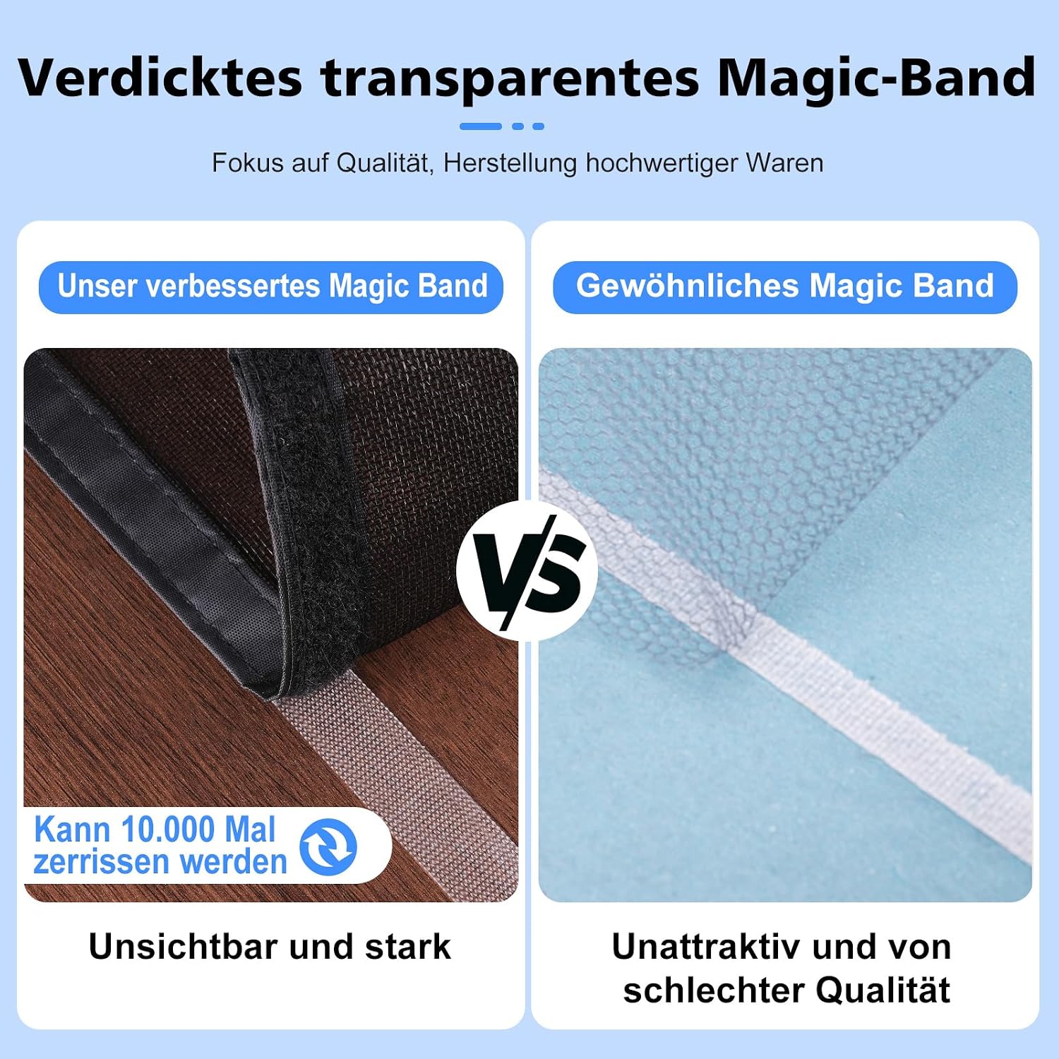 Thumbnail 1 de Fliegengitter Fenster Mit Klettband & Zipper, Schwarz 75x125 cm – Selbstklebender Insektenschutz für Dachfenster