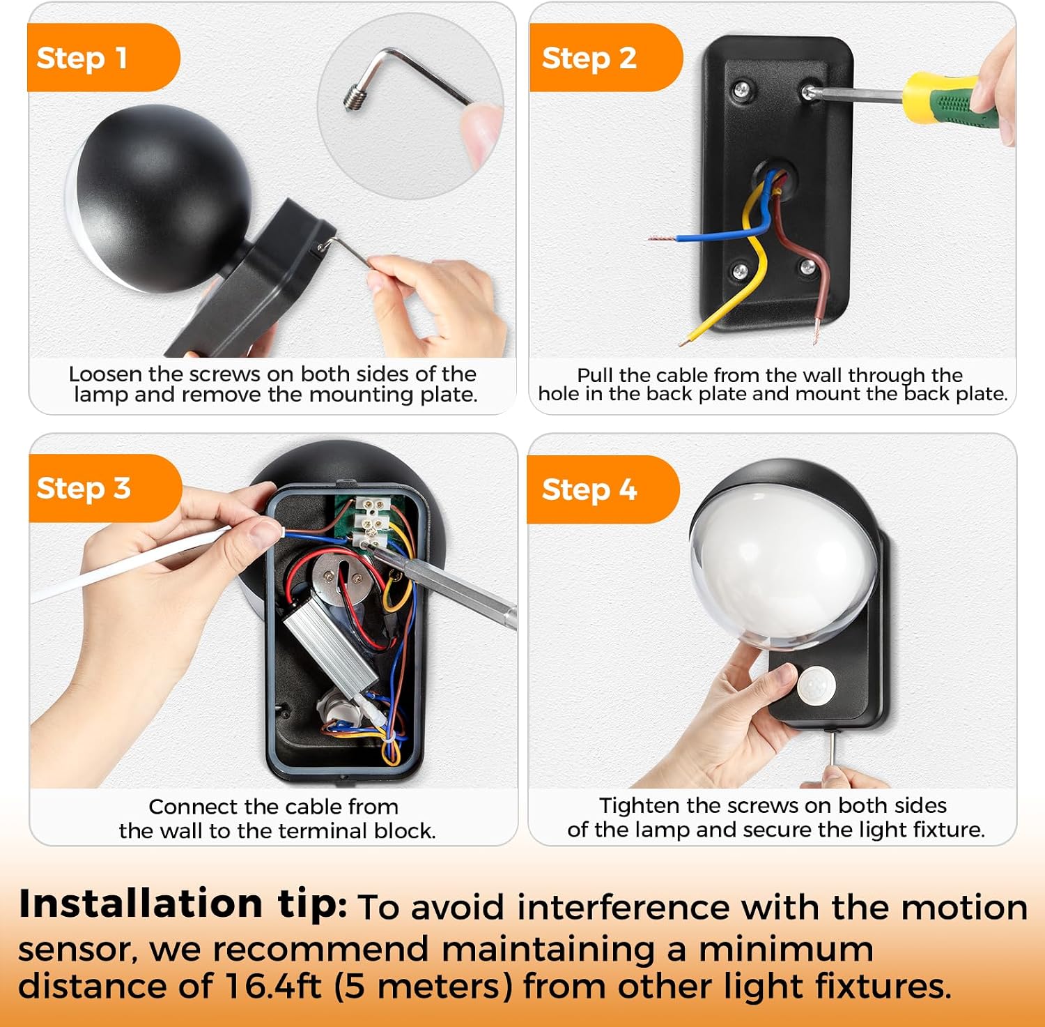 Thumbnail 5 de Motion Sensor Lights Outdoor 18W 3000K