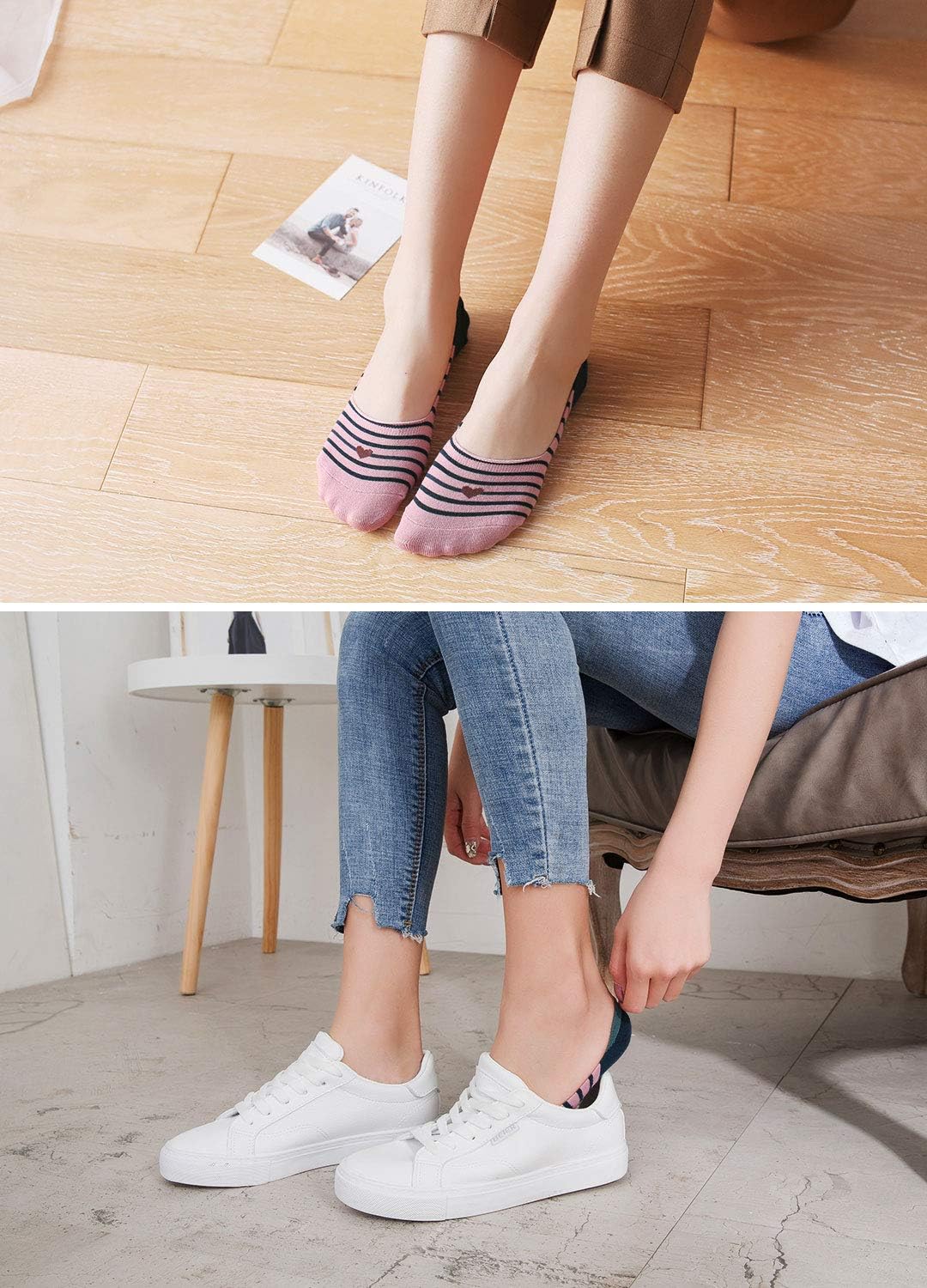 Detalle de PUTUO chaussettes basses invisibles EU 37-42